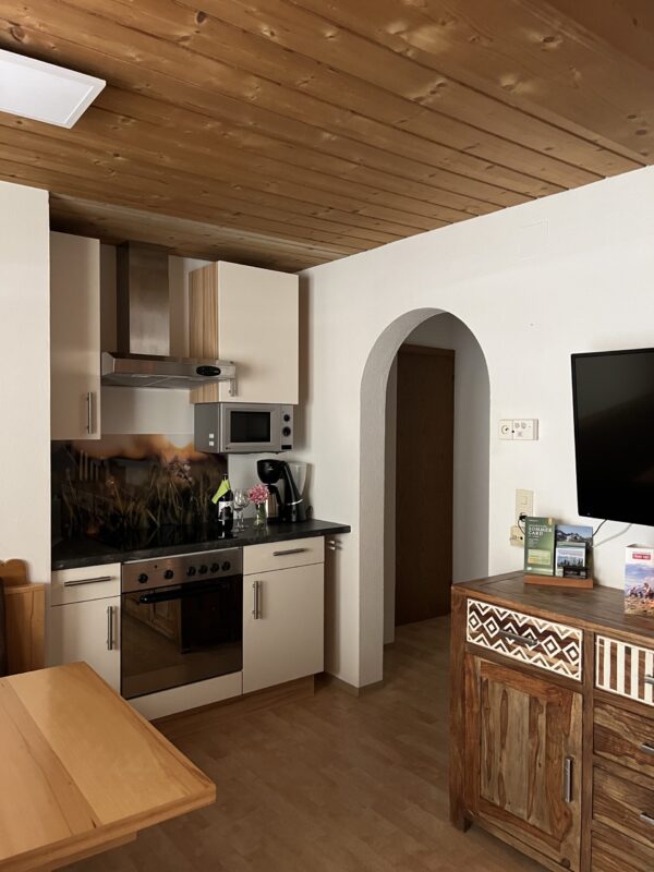 Haus Hofer - Küche der Ferienwohnung in Bramberg am Wildkogel