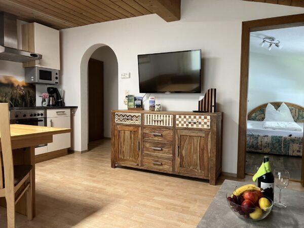 Haus Hofer - Wohnraum der Ferienwohnung in Bramberg am Wildkogel