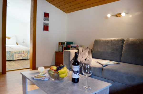 Haus Hofer - Wohnraum der Ferienwohnung in Bramberg am Wildkogel